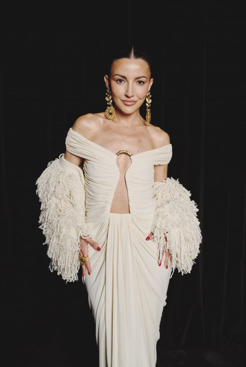 ALEXANDRA PEREIRA WORE SCHIAPARELLI READY-TO-WEAR SPRING/SUMMER 2024