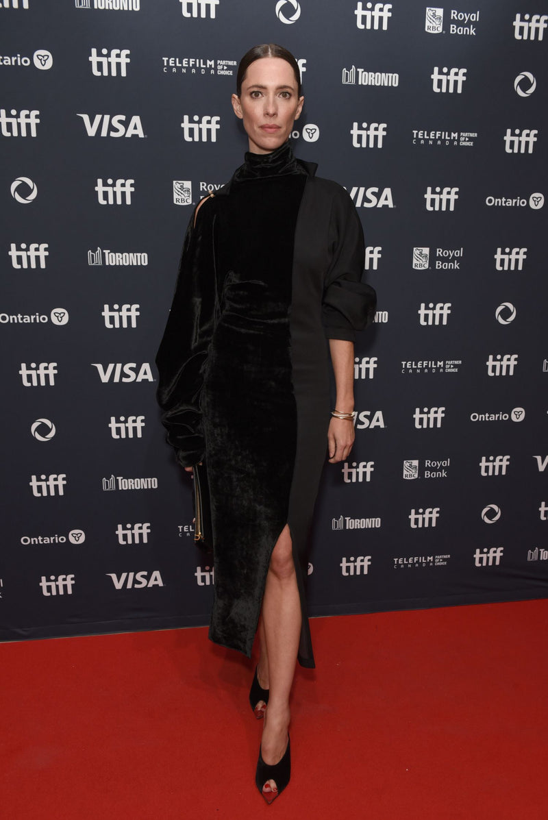 REBECCA HALL WORE SCHIAPARELLI TO THE 49TH TORONTO INTERNATIONAL FILM FESTIVAL