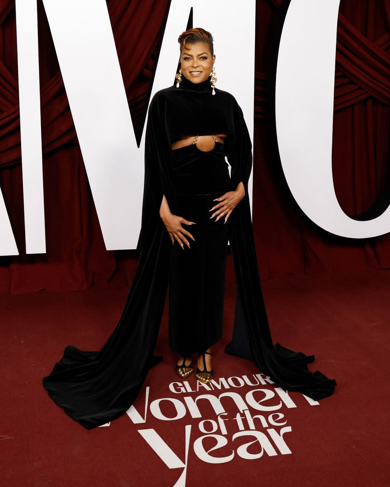 TARAJI P. HENSON WORE SCHIAPARELLI<br>TO THE 2024 GLAMOUR WOMEN OF THE YEAR AWARDS