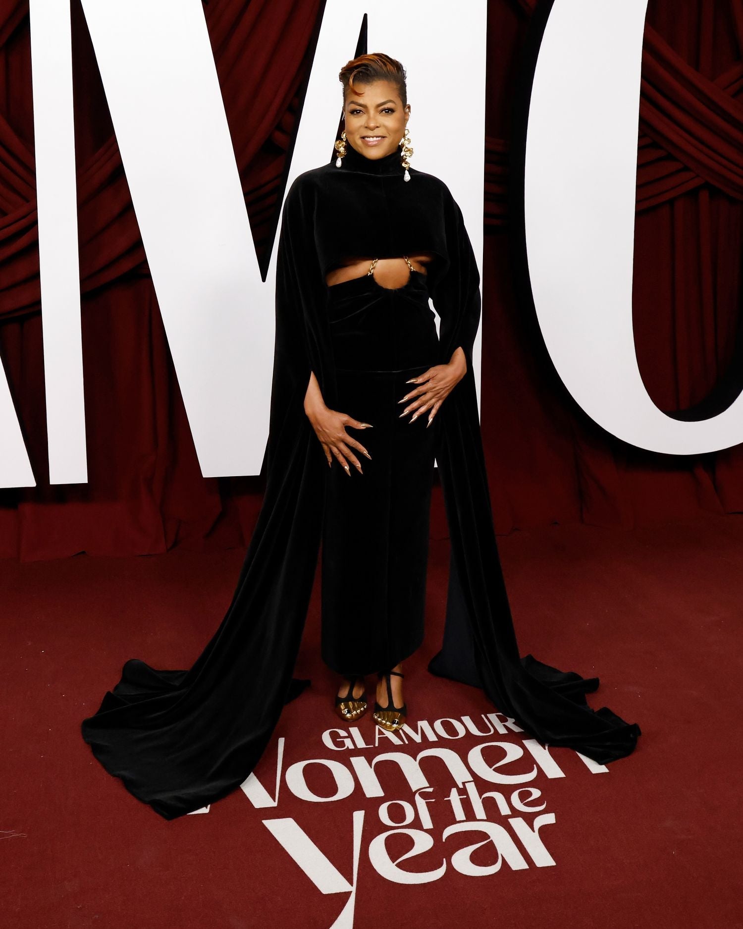TARAJI P. HENSON WORE SCHIAPARELLI<br>TO THE 2024 GLAMOUR WOMEN OF THE YEAR AWARDS