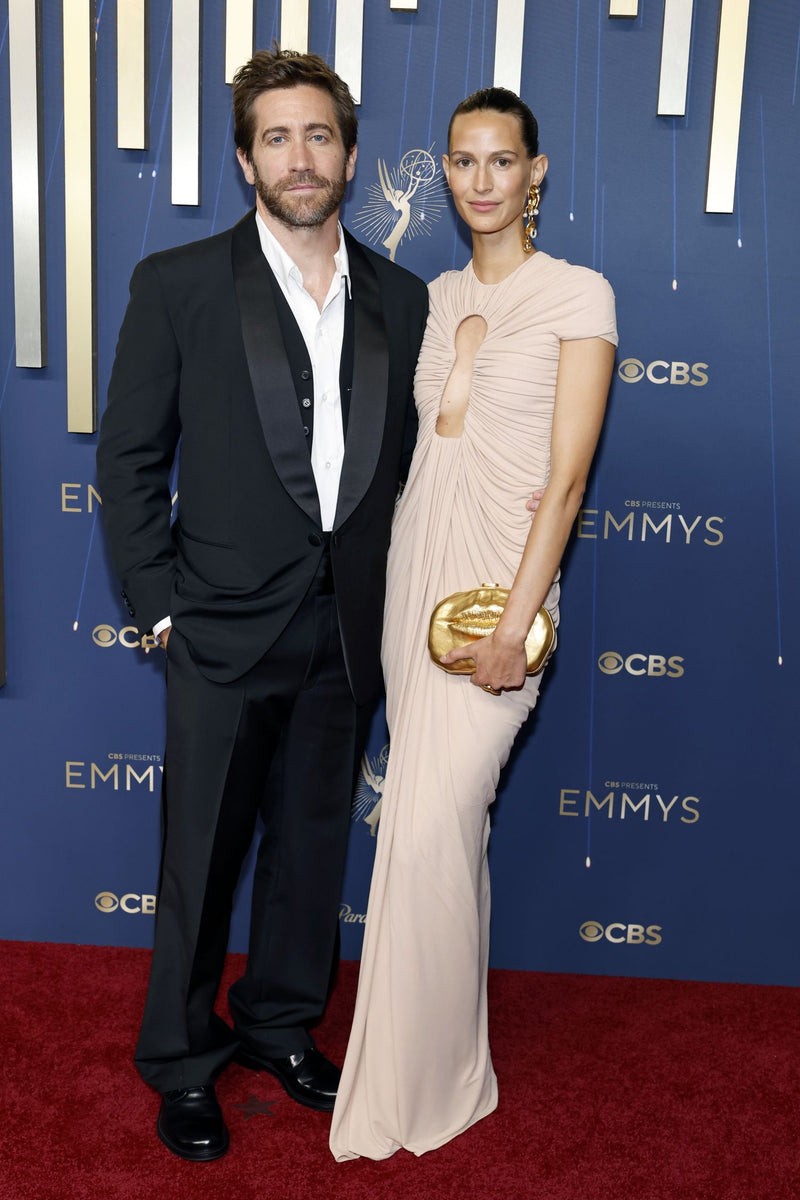 JEANNE CADIEU WEARS SCHIAPARELLI AT THE 77TH EMMY AWARDS