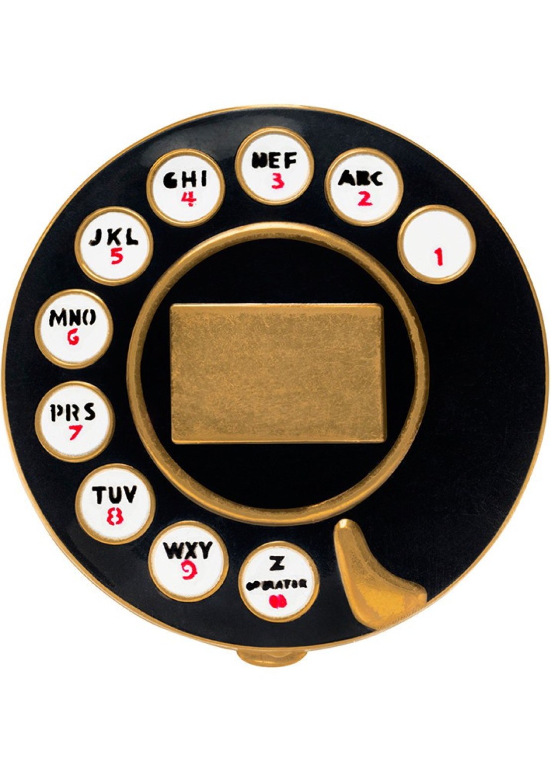 POUDRIER SCHIAPARELLI « CADRAN DE TÉLÉPHONE »