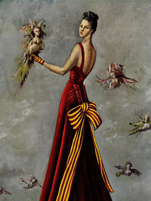 ILLUSTRATION D’UN MODÈLE SCHIAPARELLI