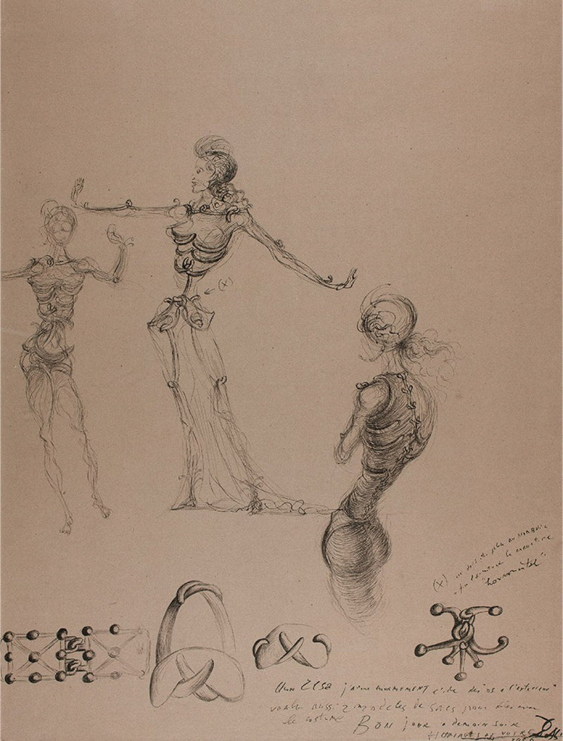 ROBE SCHIAPARELLI DITE « SQUELETTE »