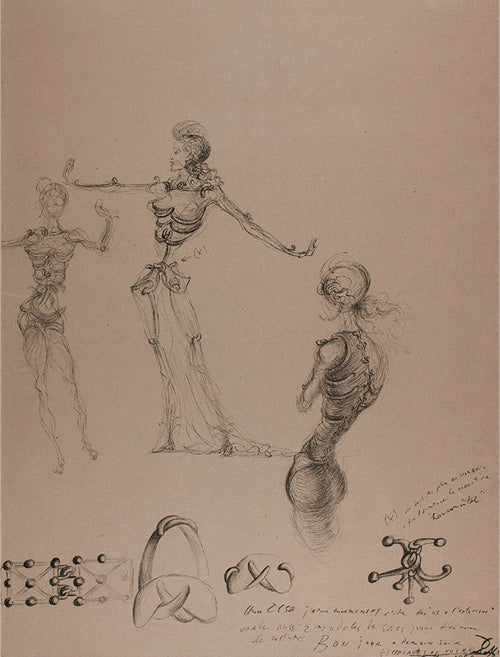 ROBE SCHIAPARELLI DITE « SQUELETTE »