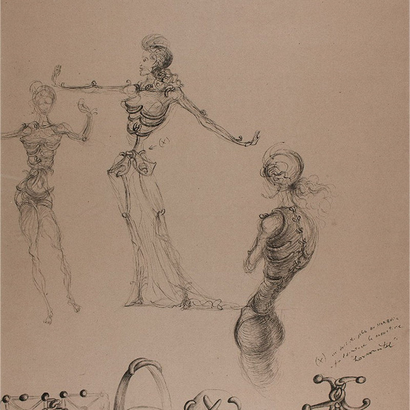 ROBE SCHIAPARELLI DITE « SQUELETTE »