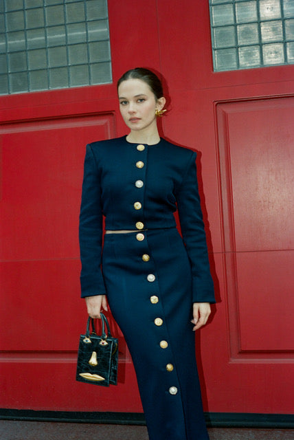 CAILEE SPAENY WEARS SCHIAPARELLI<br>AT THE TODAY SHOW