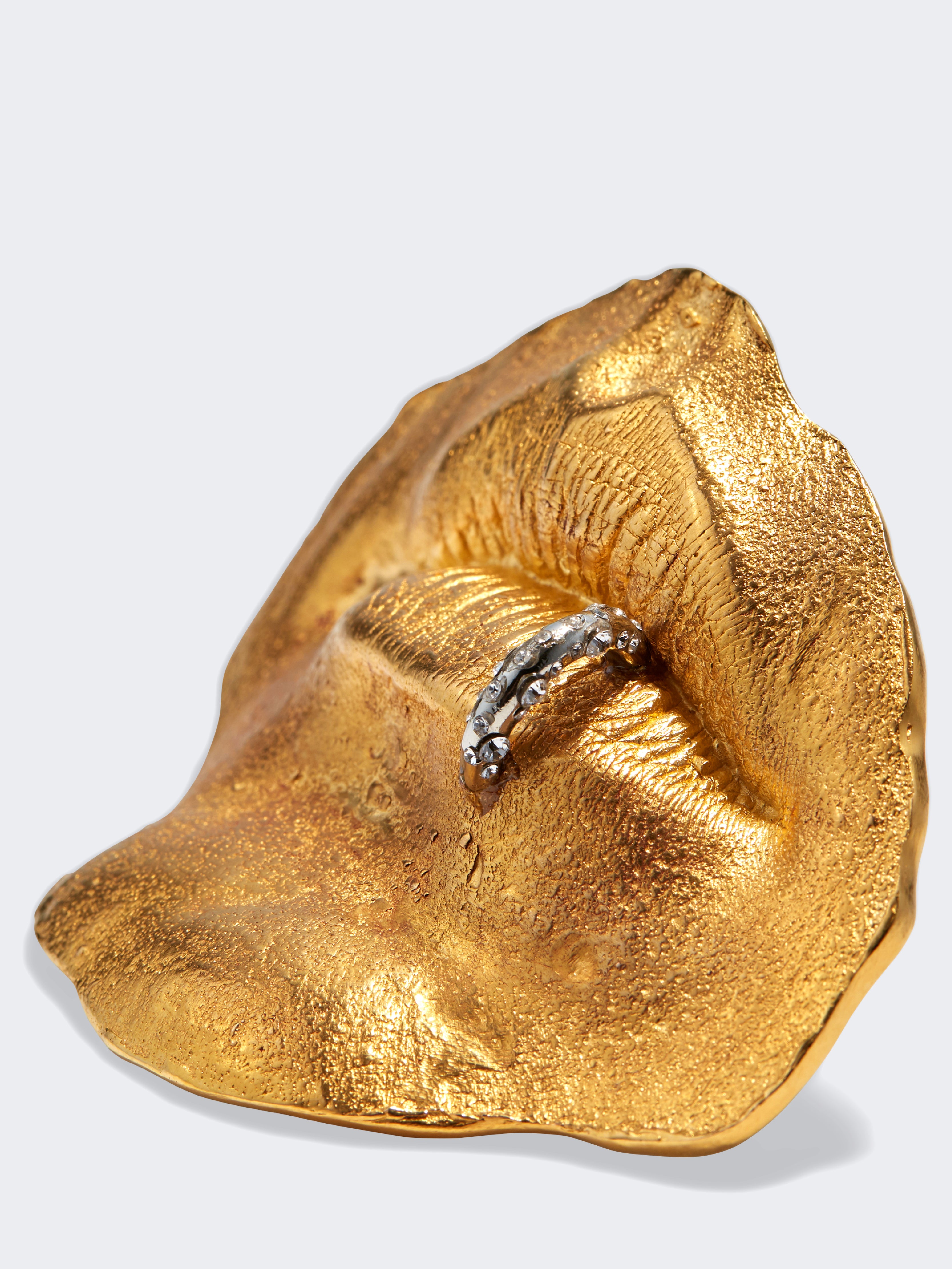 PIERCED MOUTH BROOCH