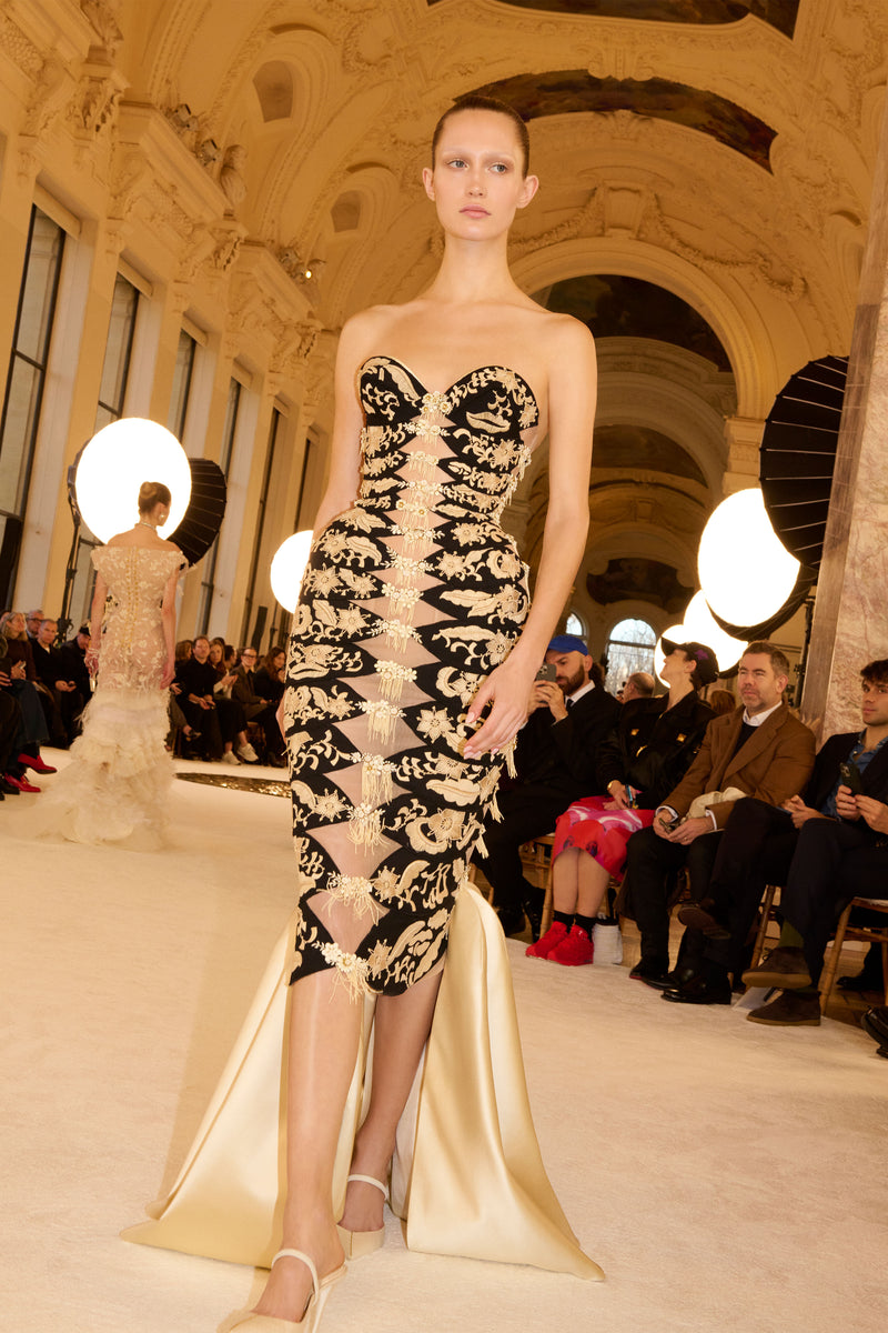 schiaparelli dress runway Haute Couture Fall Winter 2025-26