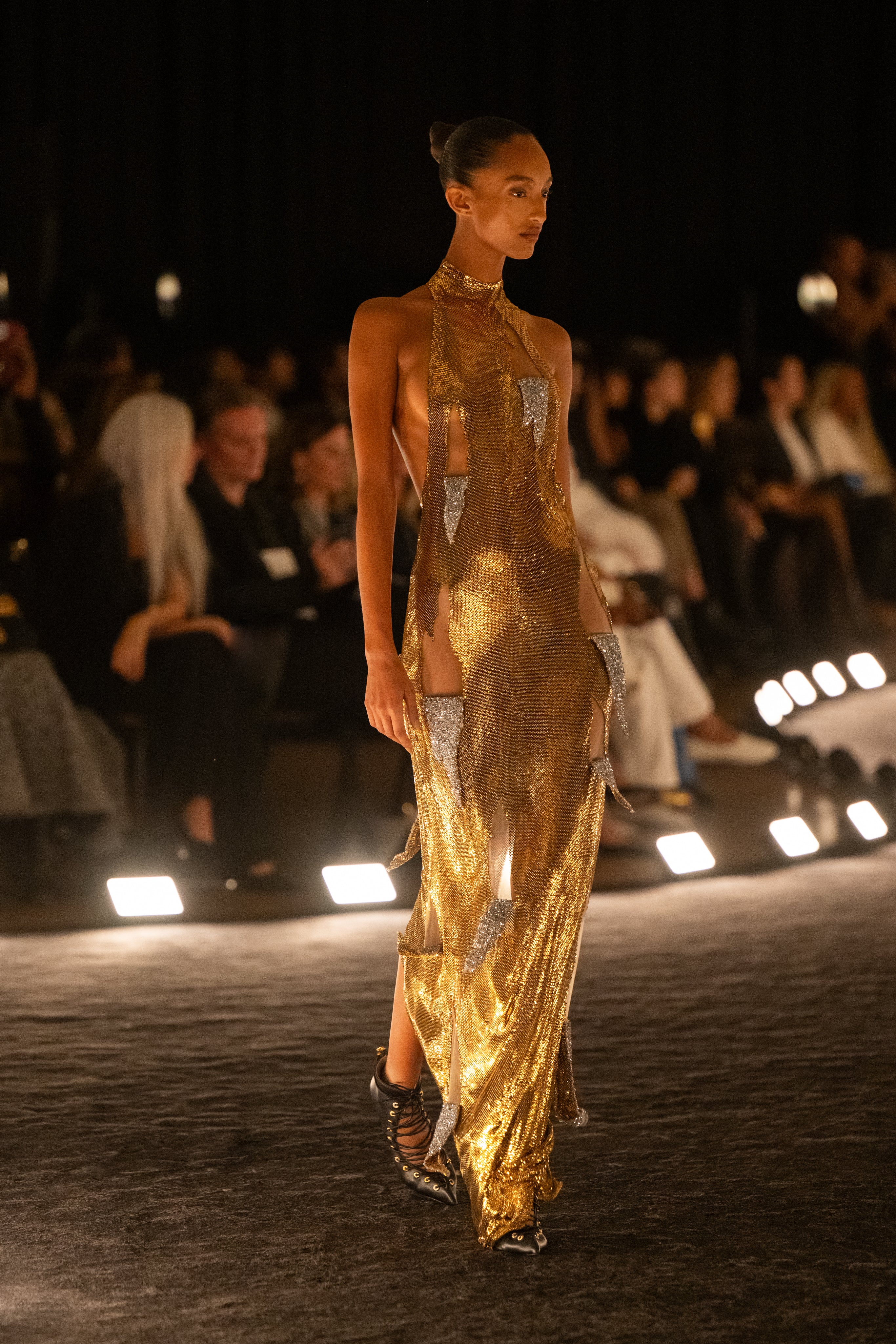 schiaparelli brown dress Schiaparelli Chocolate Brown Sculpted Hooded Dress with Gold Surrealis –  LUXE LIVING FASHIONS