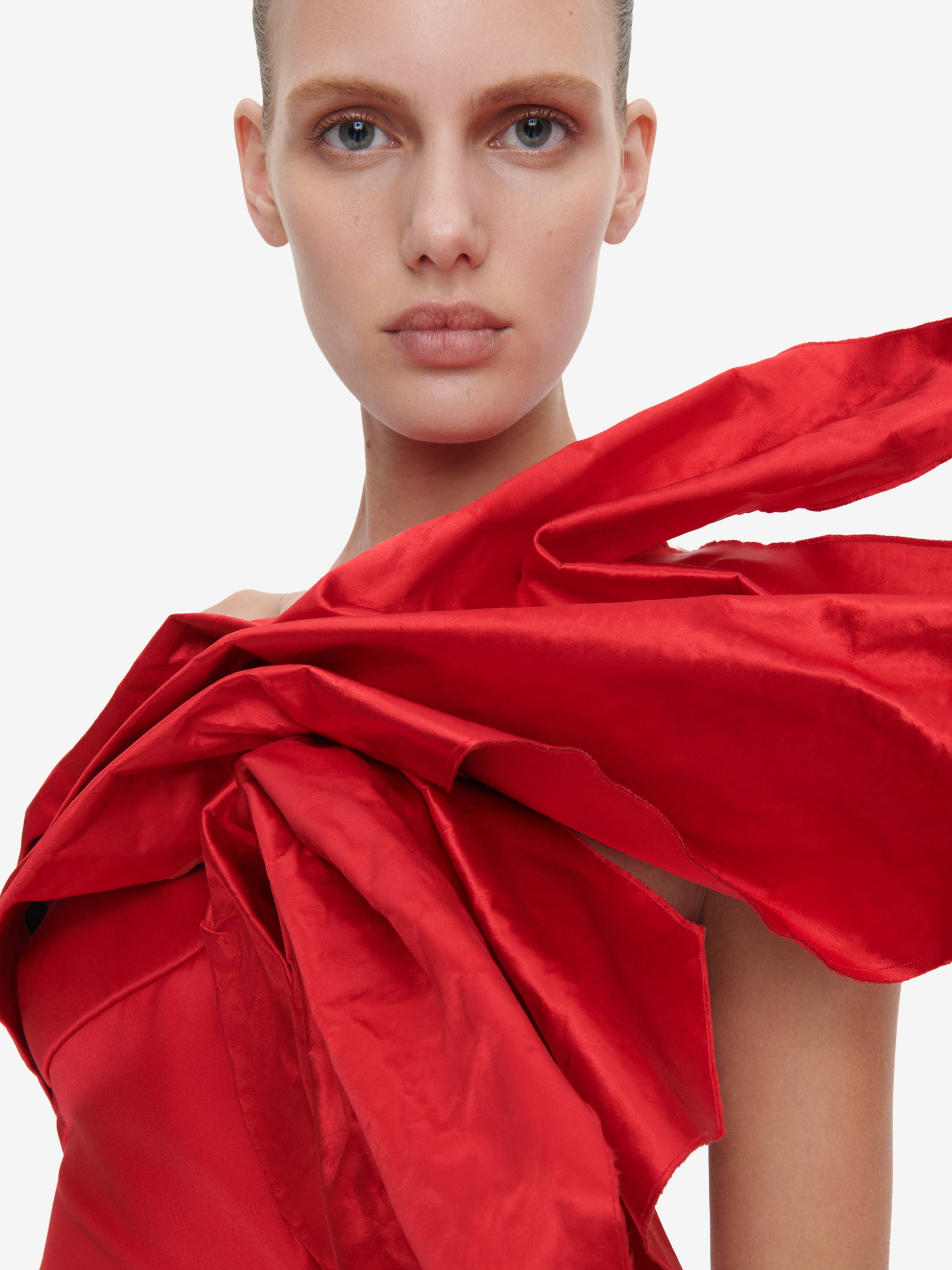 LONG ASYMMETRICAL BACKLESS DRESS LONG ASYMMETRICAL BACKLESS DRESS