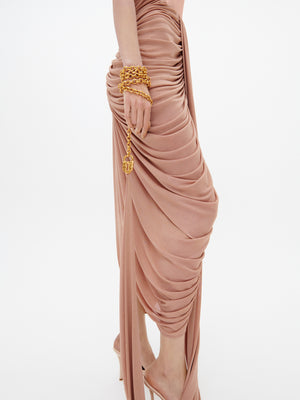 ROBE BUSTIER CHAÎNE BIJOUX