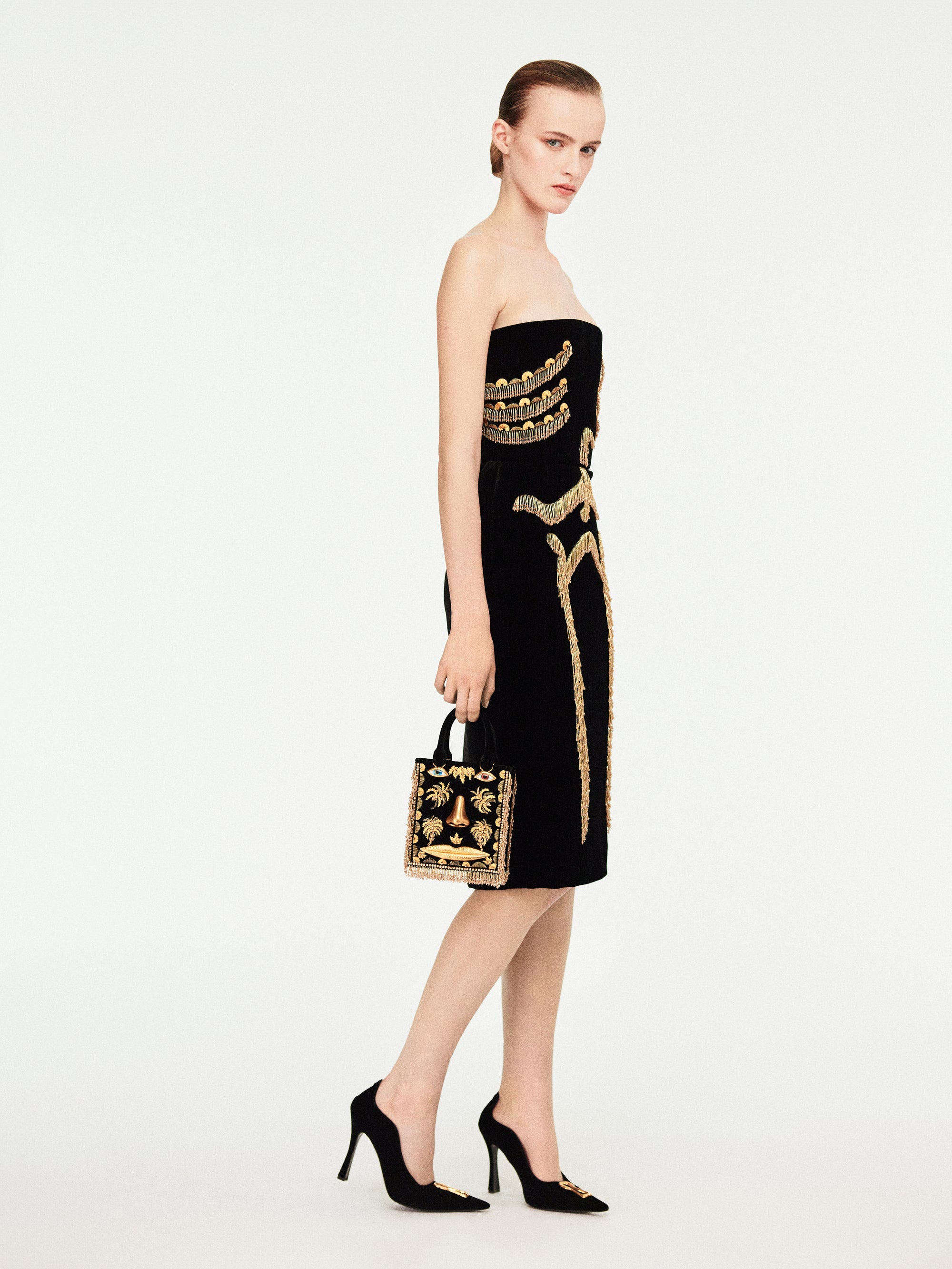 gold skeleton dress Gold Skeleton Mesh Costume Dress | Fun Halloween Adult Costume Dress | Ultra Comfortable Fabric Blend | Black