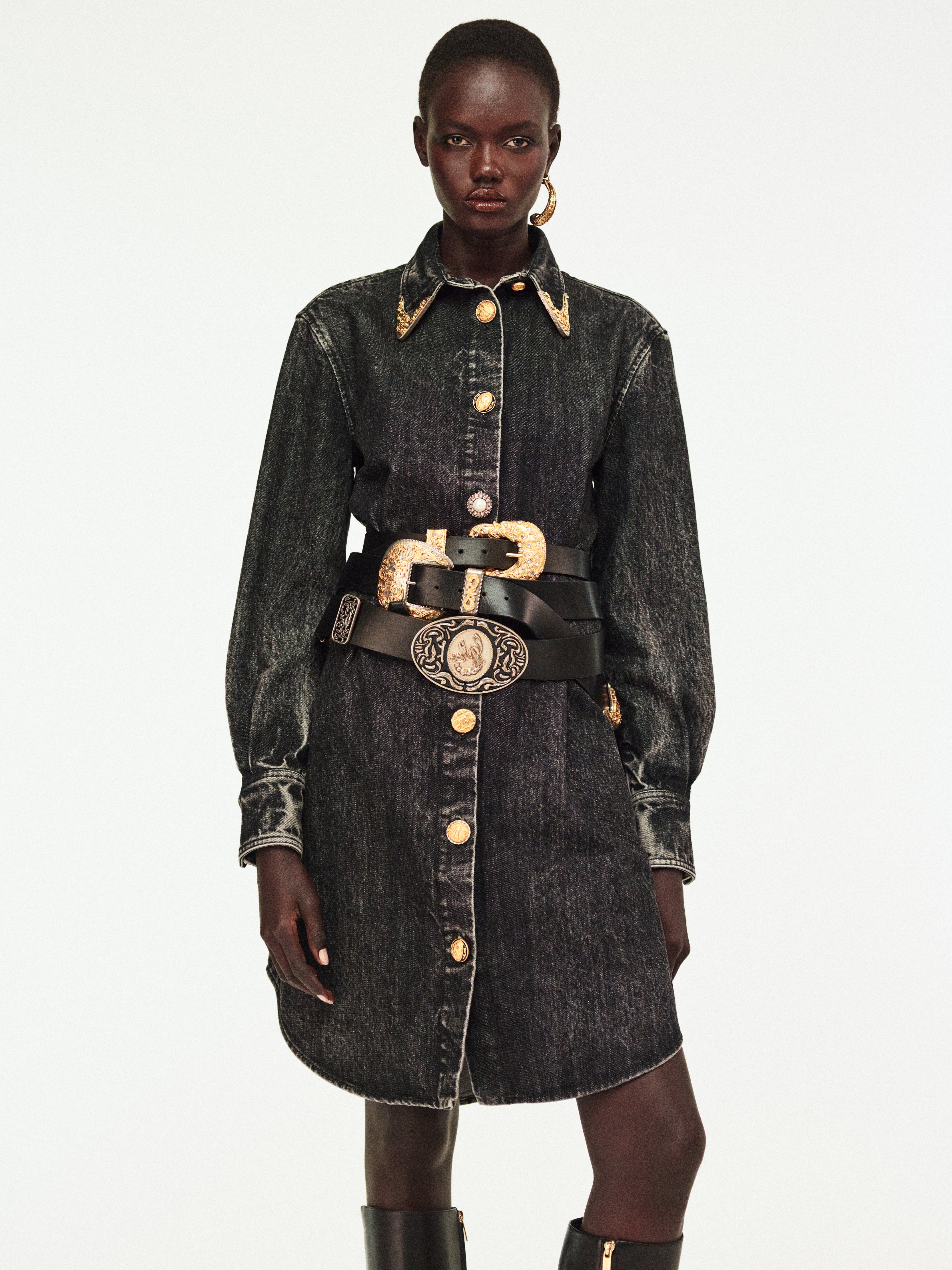 COWBOY SHIRT DRESS