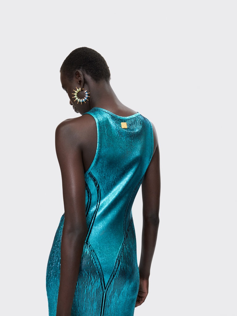 TROMPE-L'OEIL SWIMMING COSTUME DRESS