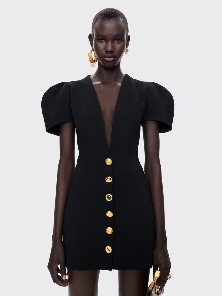 BROAD SHOULDERS DRESS