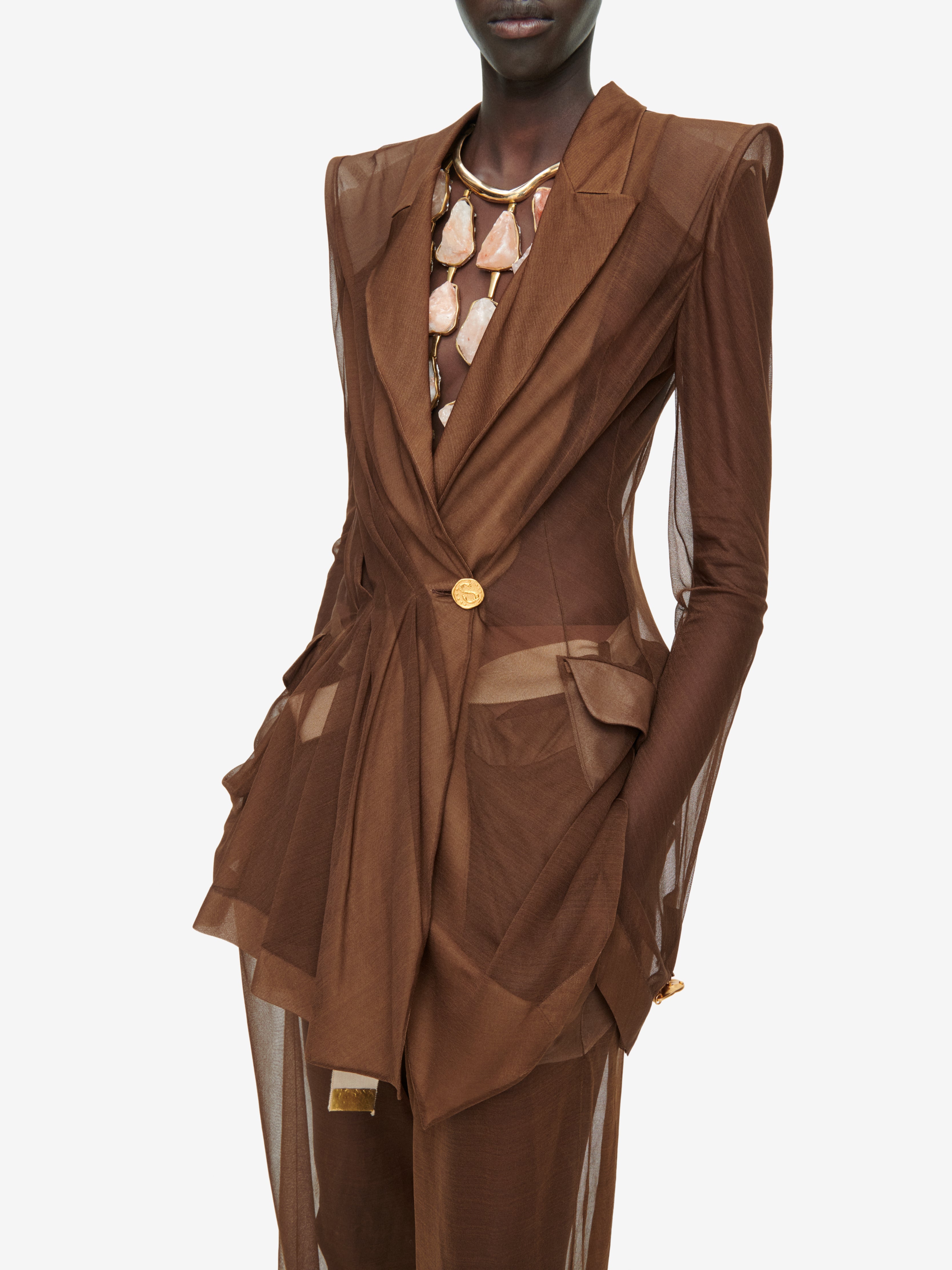 TRANSPARENT CROSSOVER JACKET