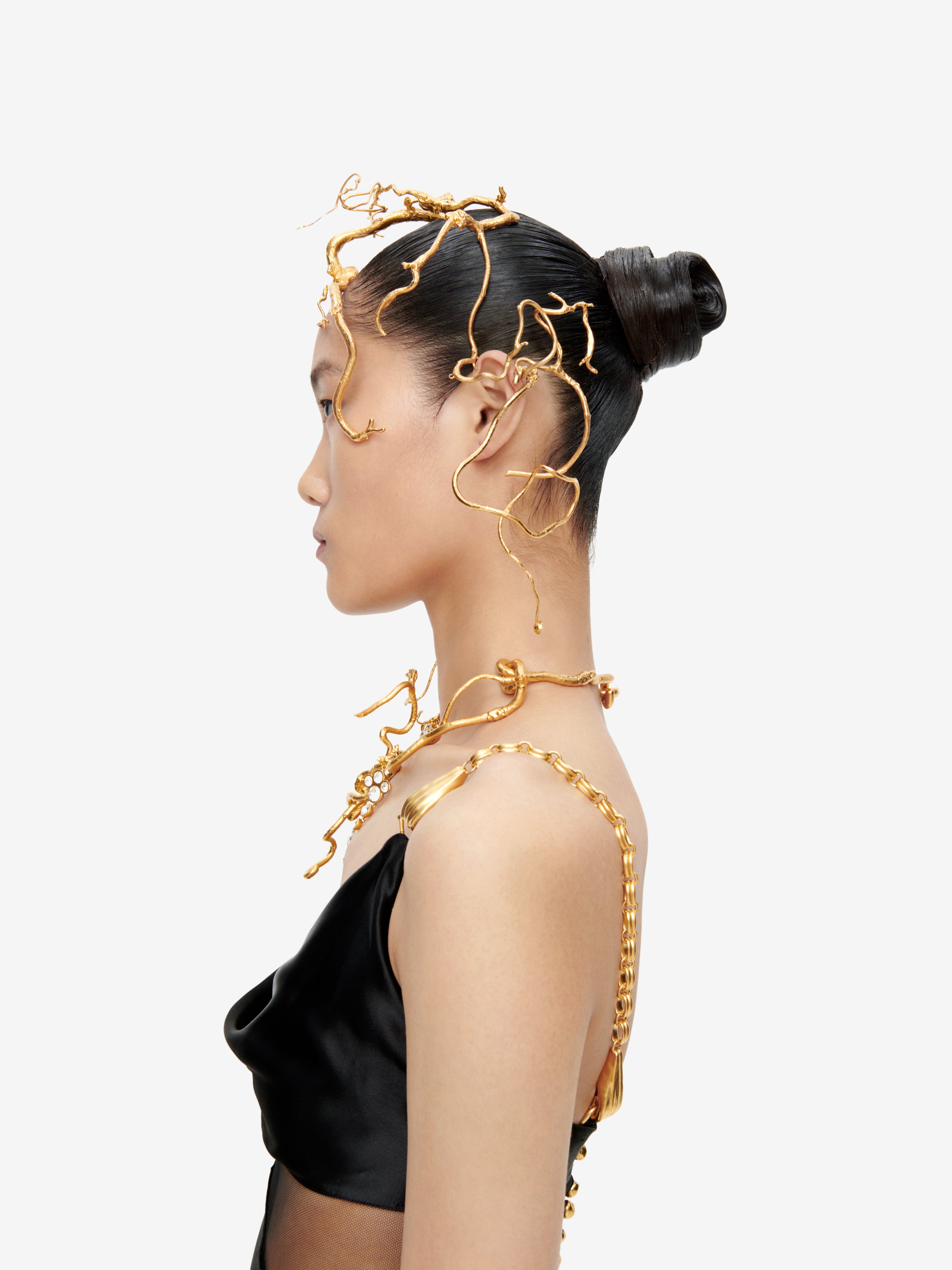 HAZELNUT AND RHINESTONE HEADBAND