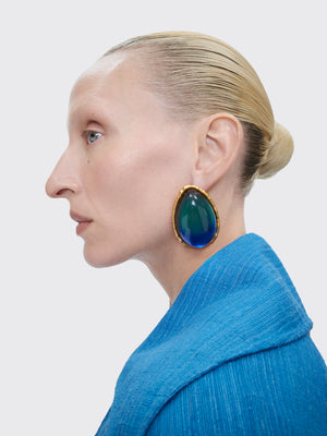 CABOCHON EARRINGS 
