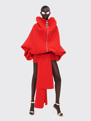 OVERSIZED NEOPRENE BOMBER