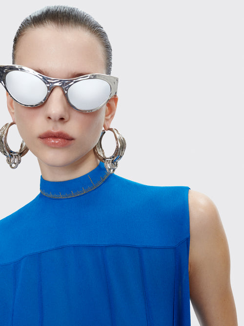 Textured Ribbon Earrings