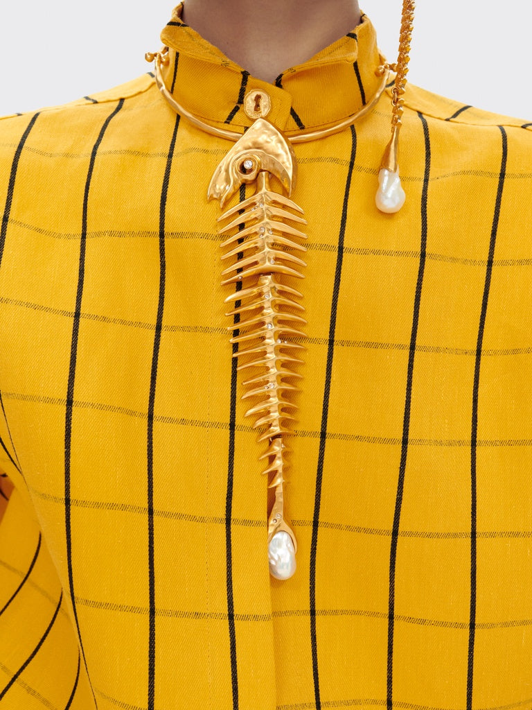 FISH SKELETON NECKLACE 