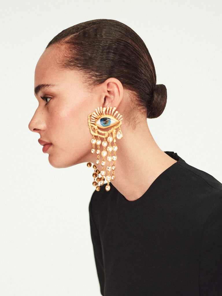 GAZE PENDANT EARRINGS