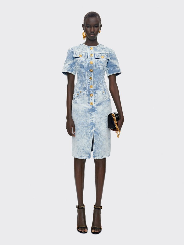 eloquii denim dress Knee Length Women 16 US Only non Denim Fit And Flare Shirt