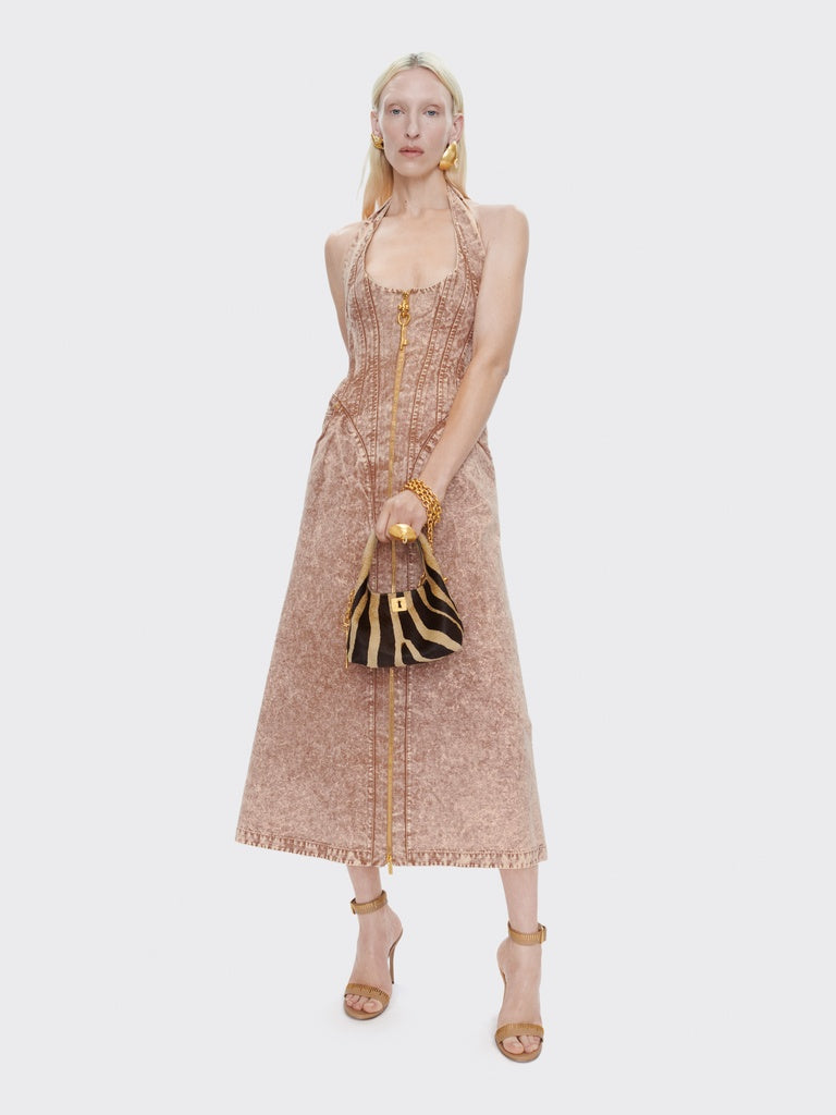 HALTER CORSET DRESS