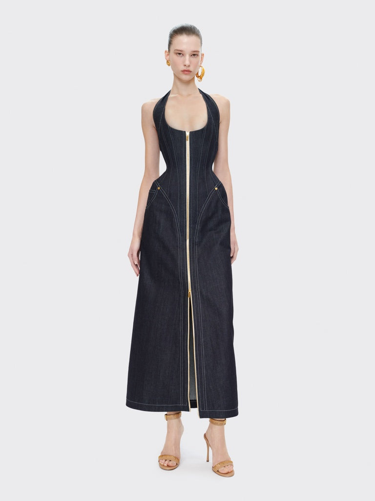 HALTER CORSET DRESS