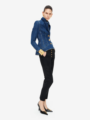 DENIM BASQUE JACKET