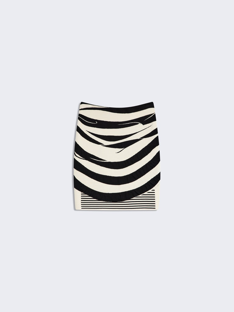 TROMPE L'OEIL PAREO SKIRT