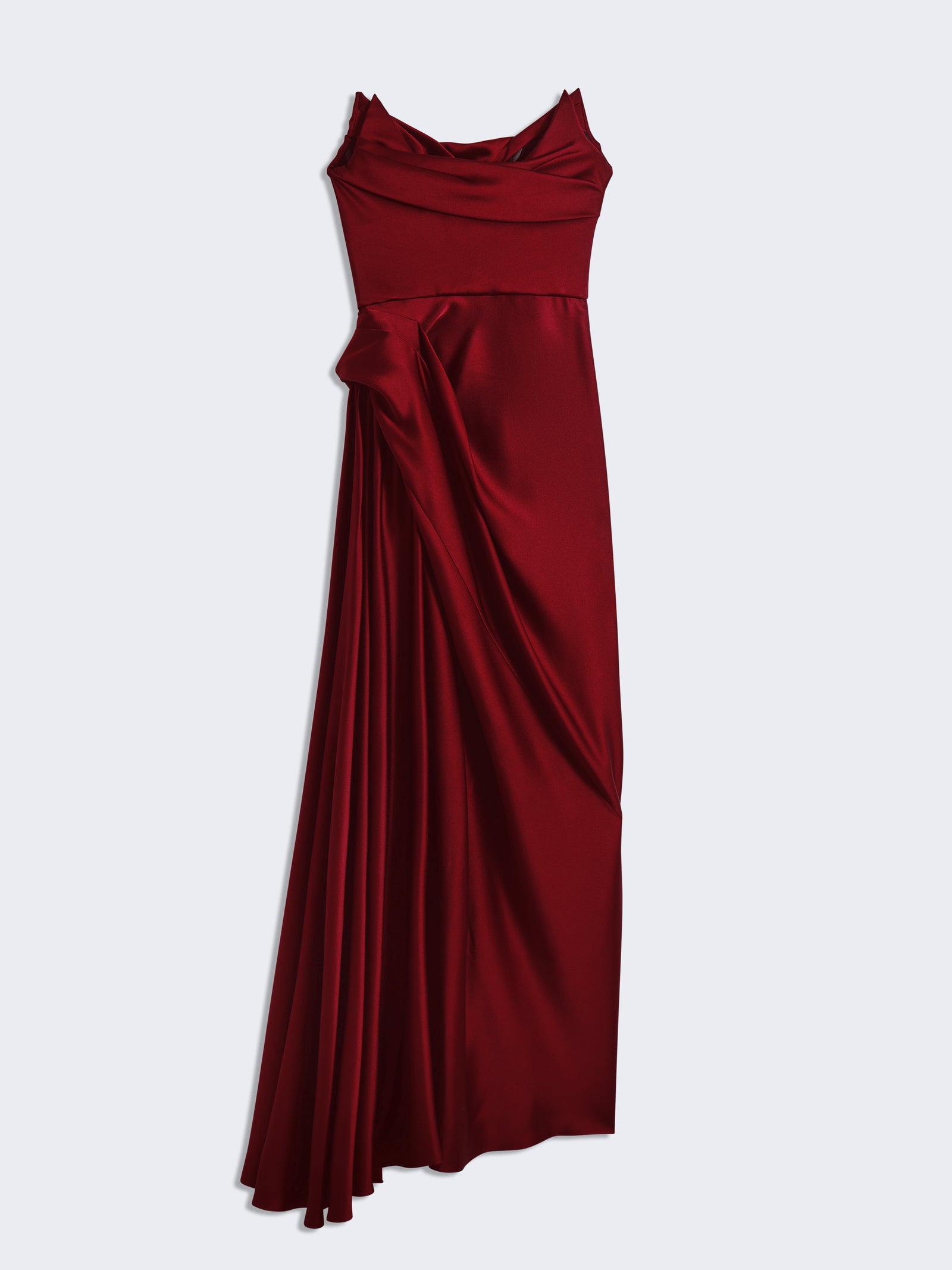 LONG STOUP BUSTIER DRESS