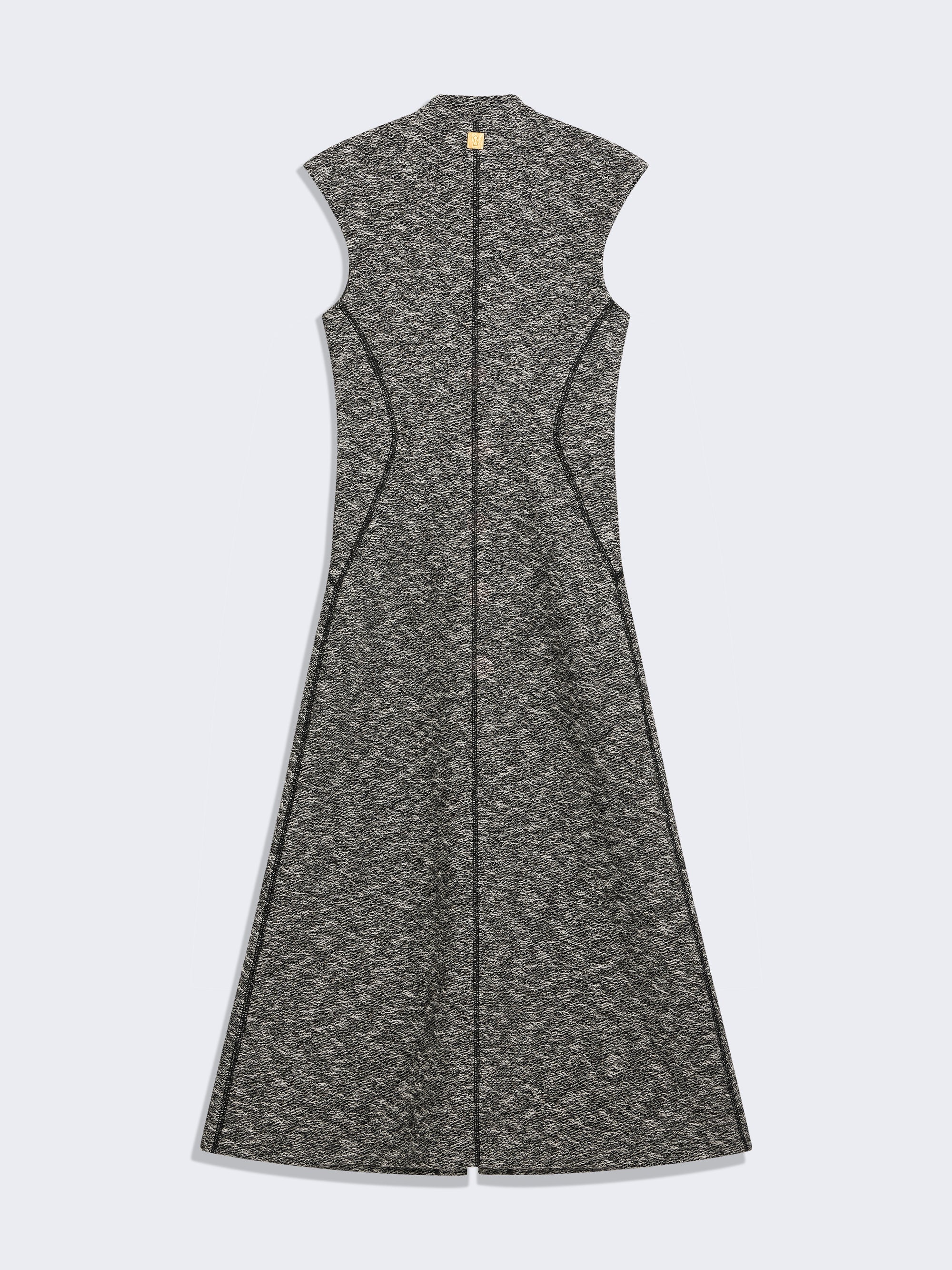 SLEEVELESS ZIP-UP DRESS