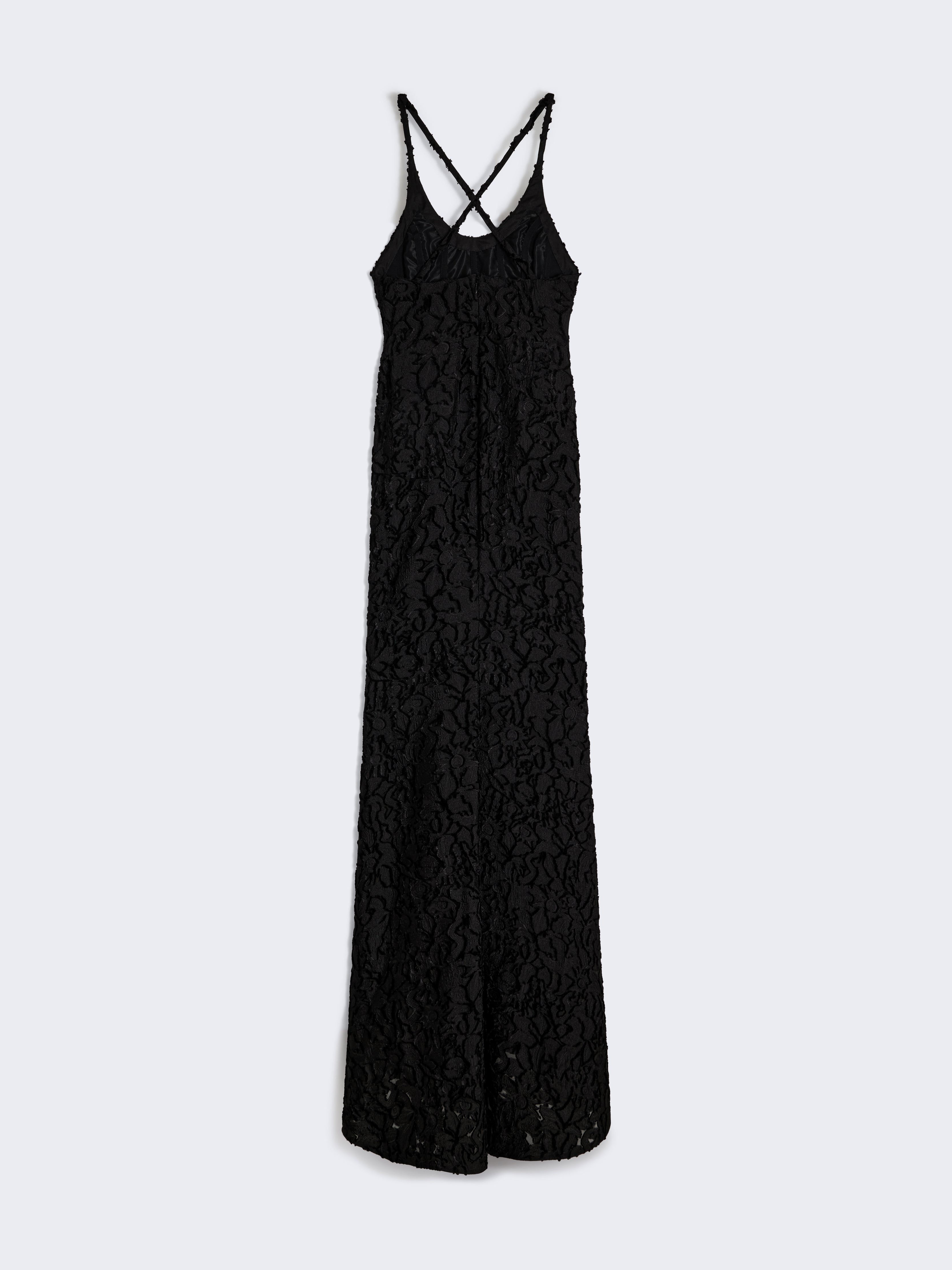 LONG DRESS WITH THIN STRAPS