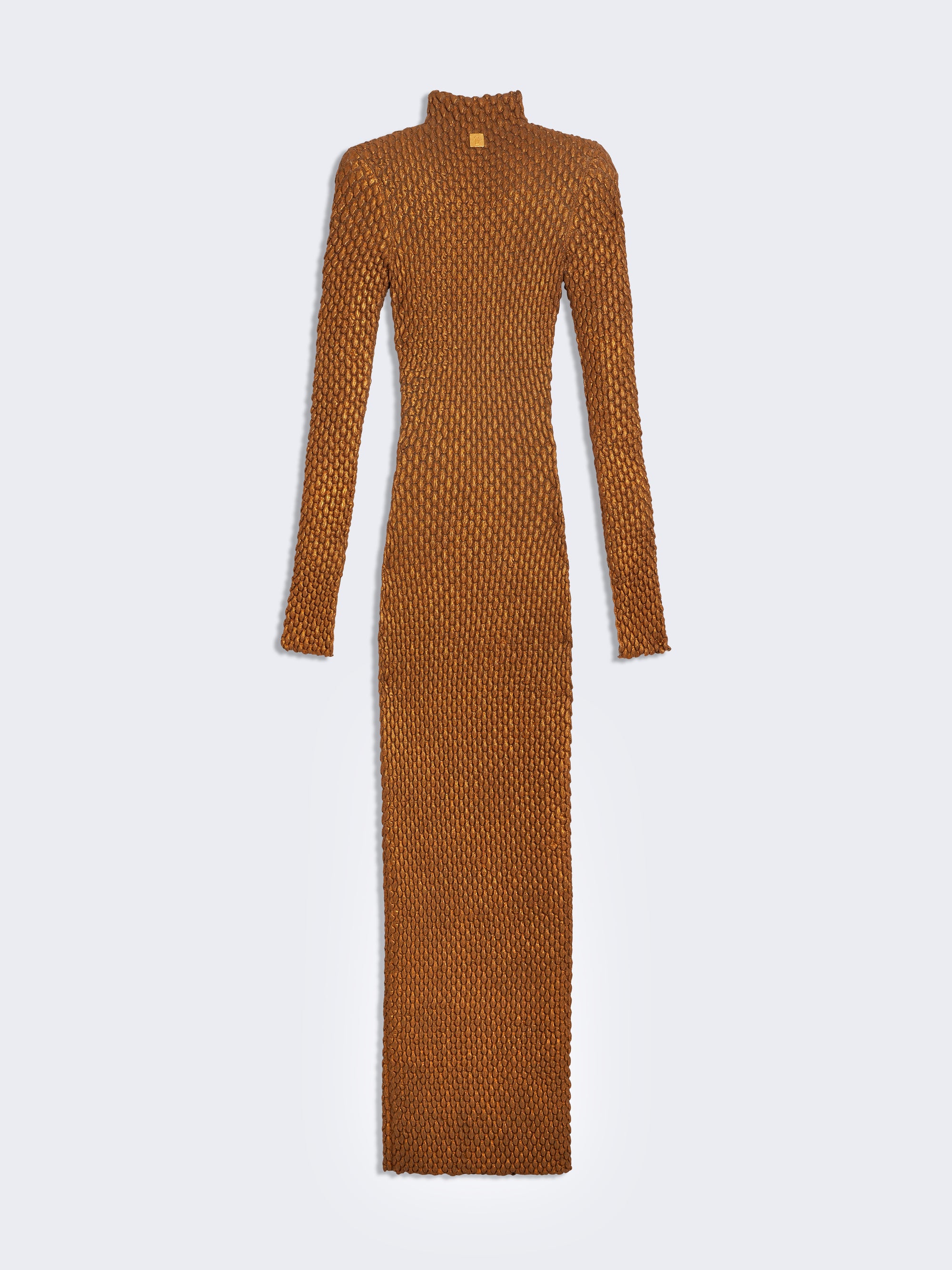SNAKE SCALE TROMPE L'OEIL DRESS