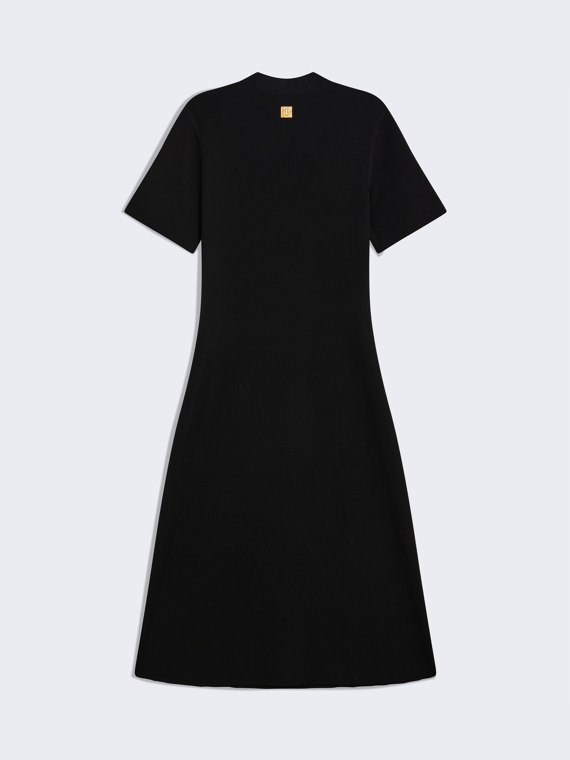 KNITTED BIJOUX BUTTONS DRESS
