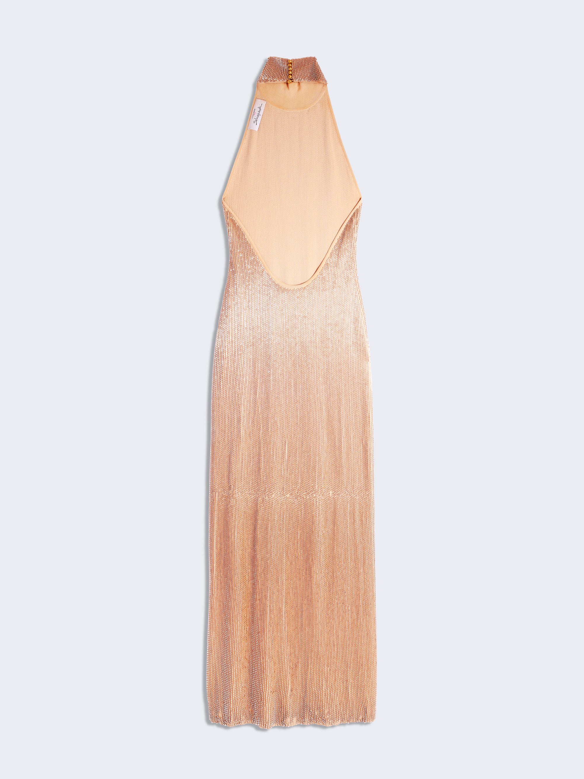 EMBROIDERED HALTER NECK DRESS EMBROIDERED HALTER NECK DRESS