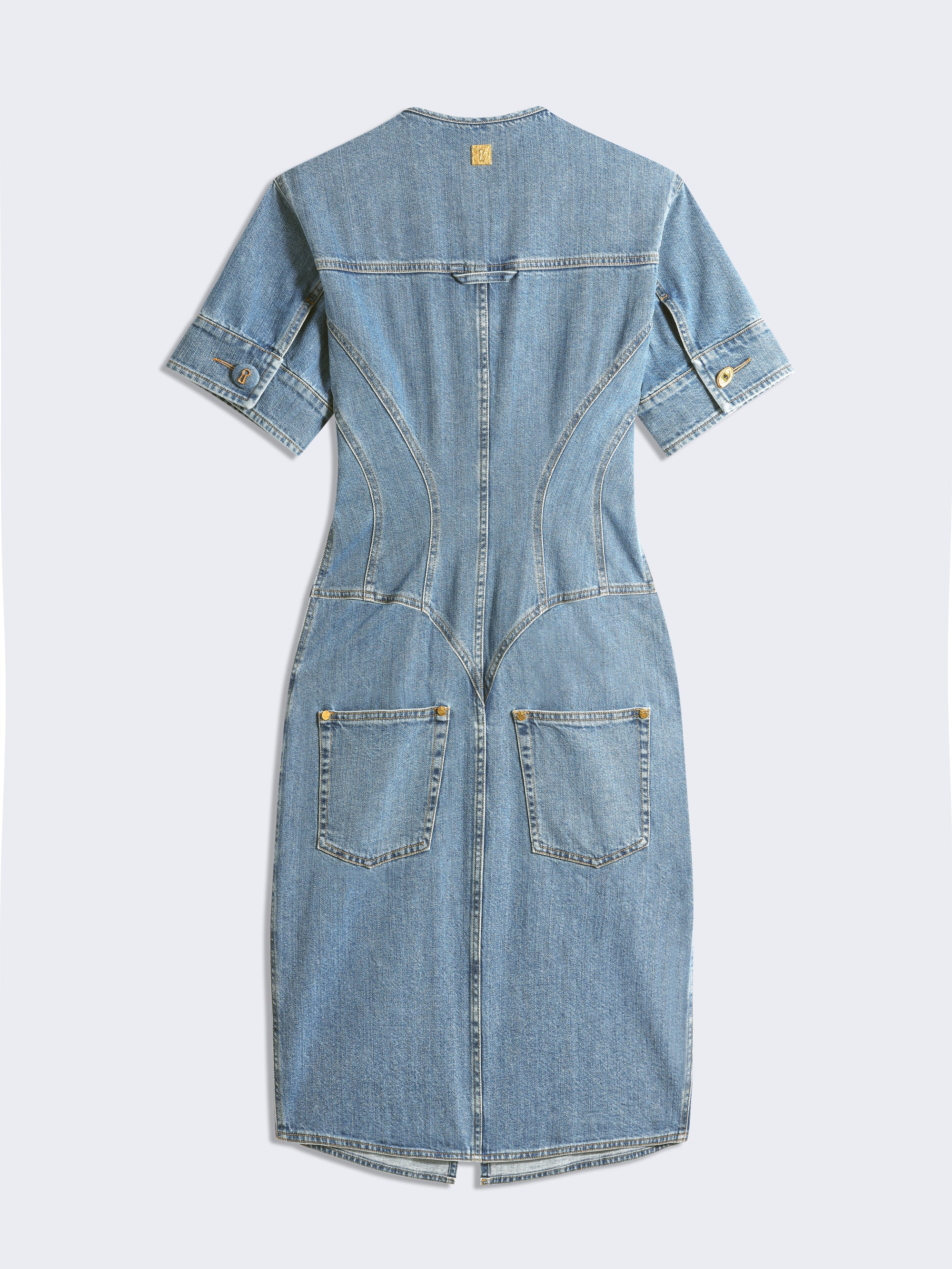 DENIM CORSET DRESS
