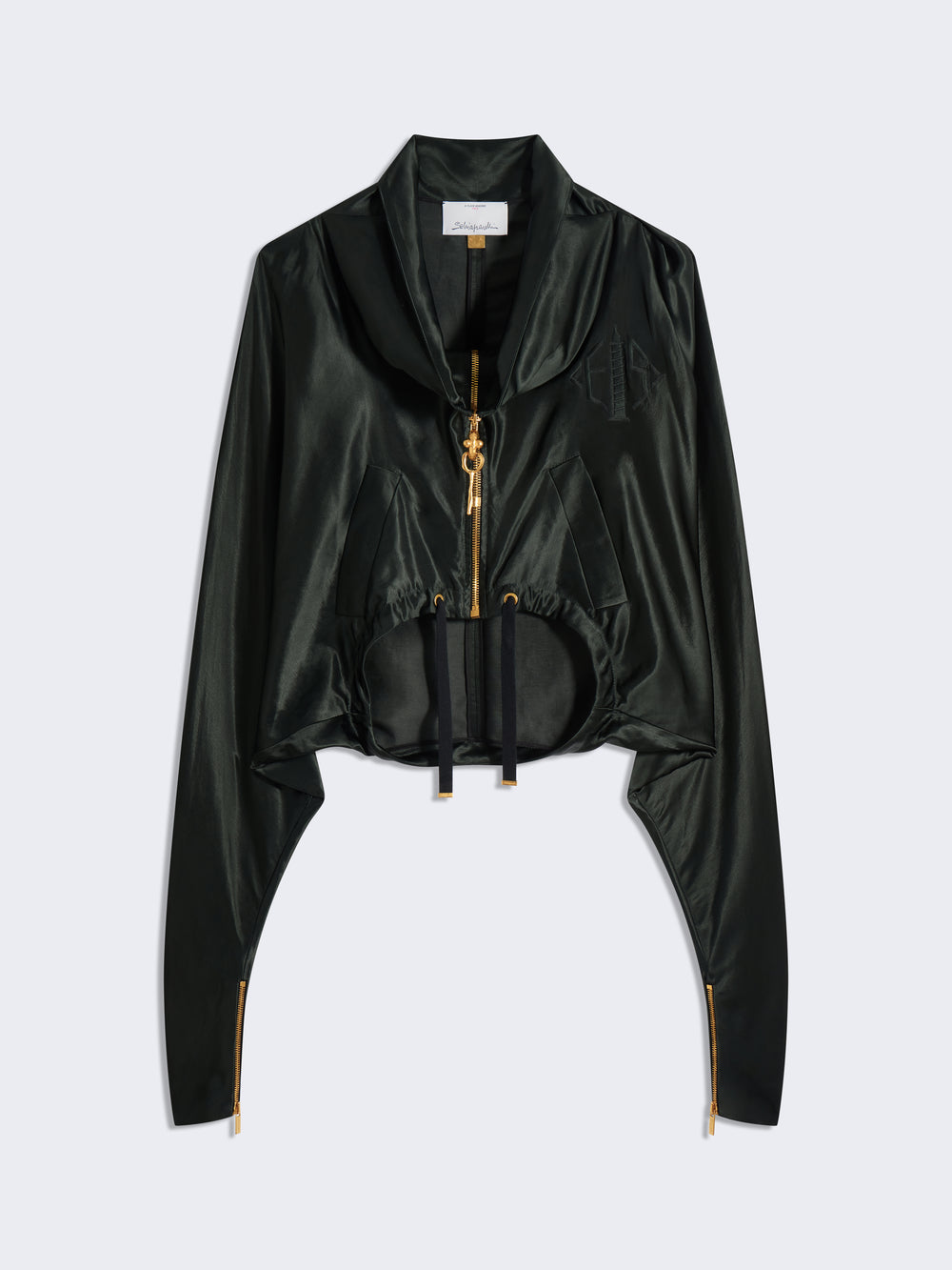 BOMBER EN SATIN