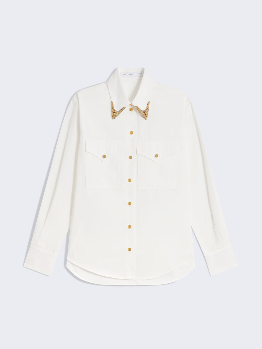 gold button up dress shirt COWBOY SHIRT