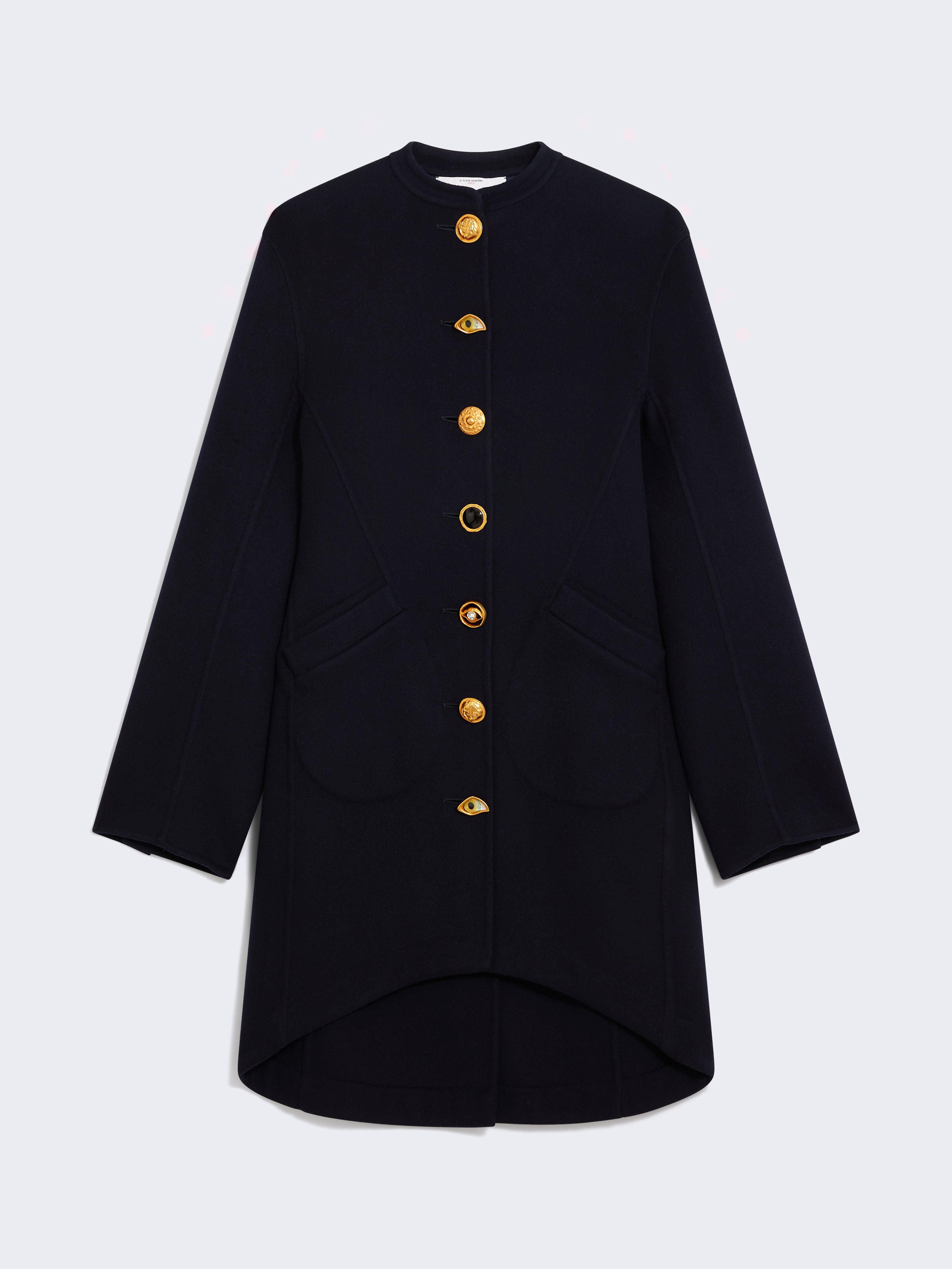 MANDARIN COLLAR COAT