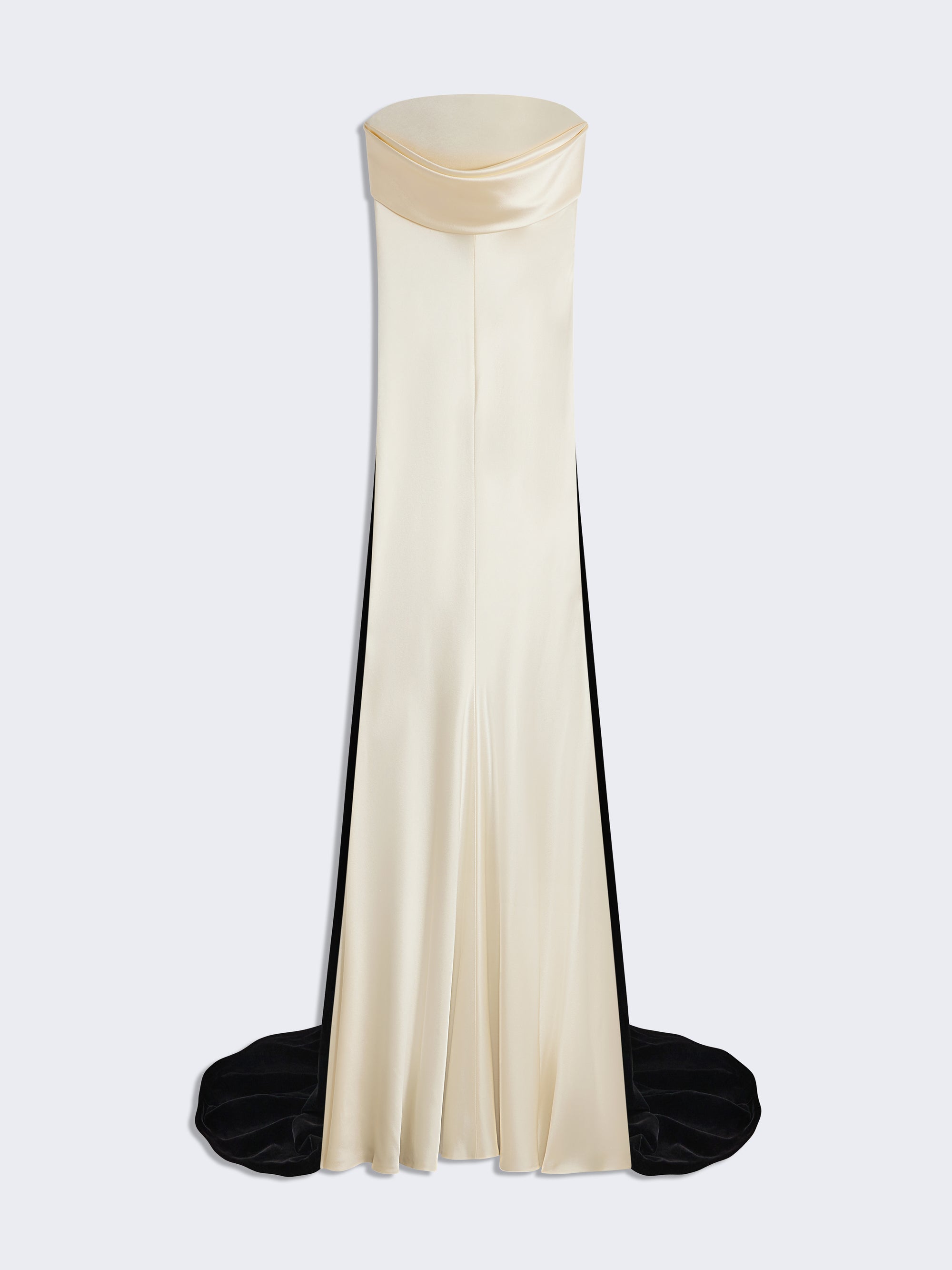 white christmas dresses DRAPED BUSTIER DRESS