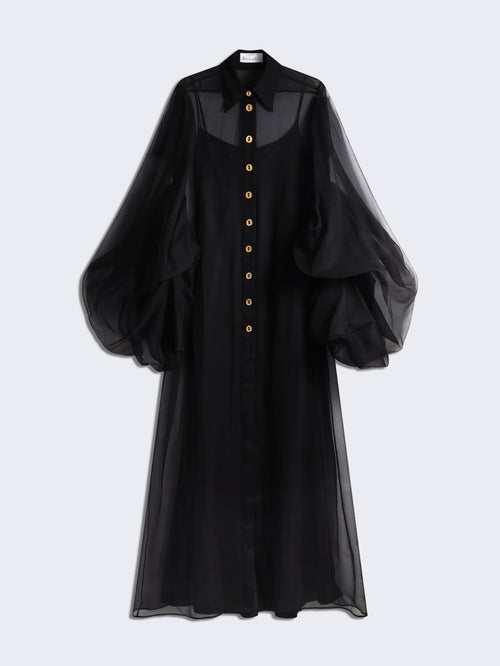 HONEYCOMB SHIRT DRESS