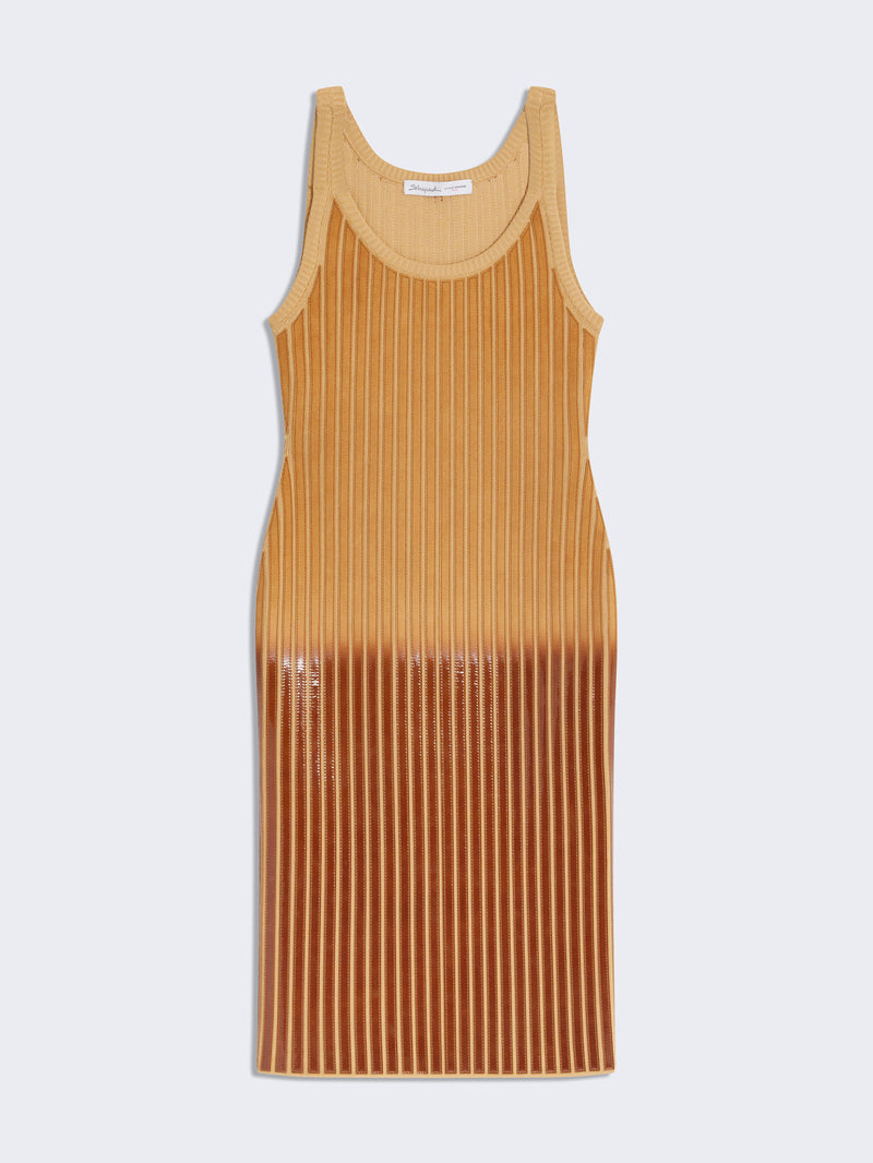 SHINE OBFRONT KNIT DRESS