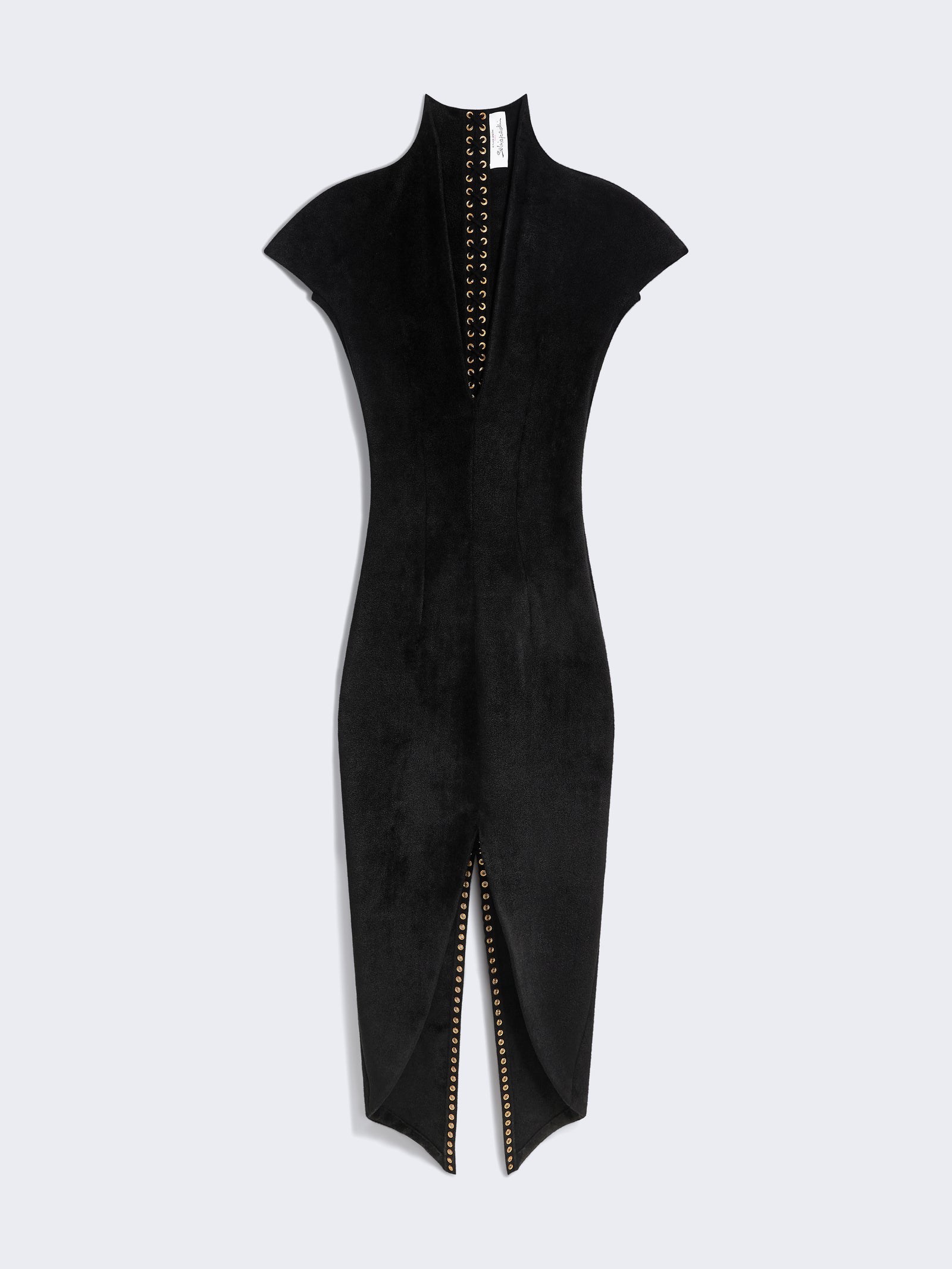 ROBE EN MAILLE EFFET VELOURS