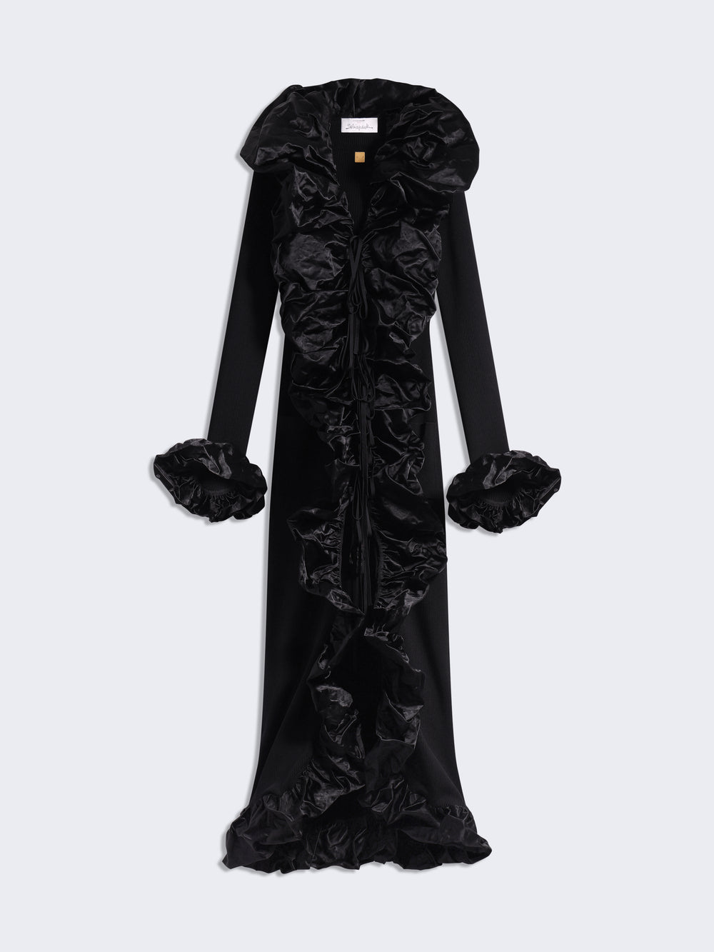 Sculptural Ruffle Pattern SCULPTURAL RUFFLE DRESS