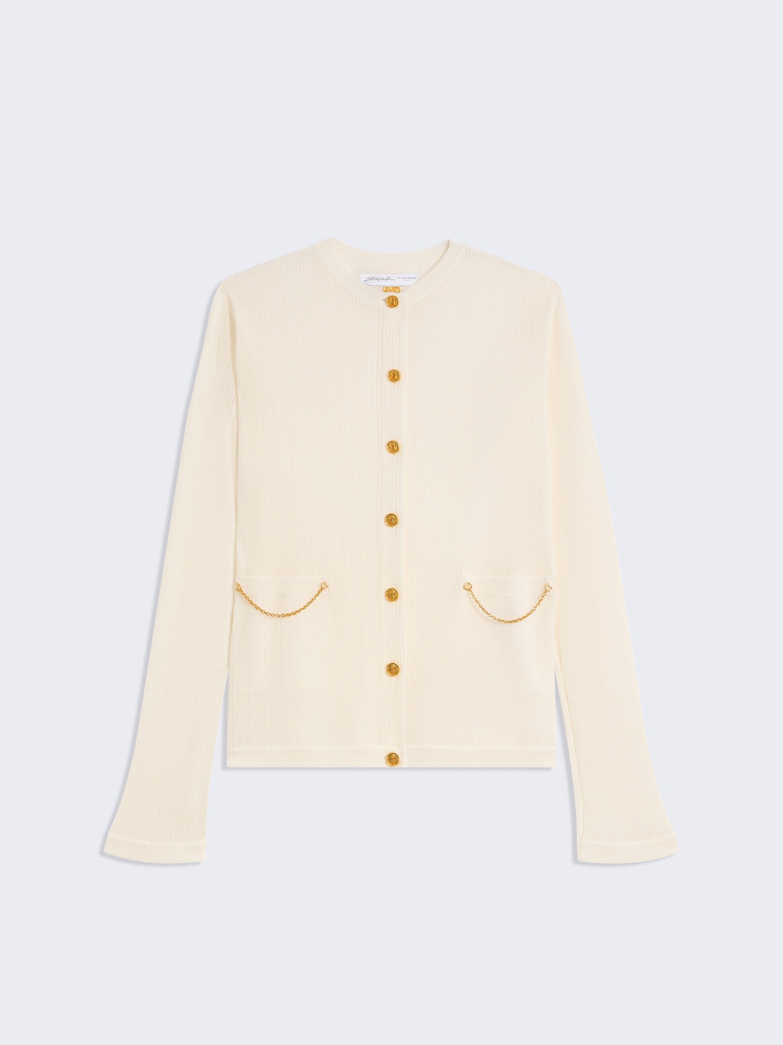 KEYHOLE CARDIGAN