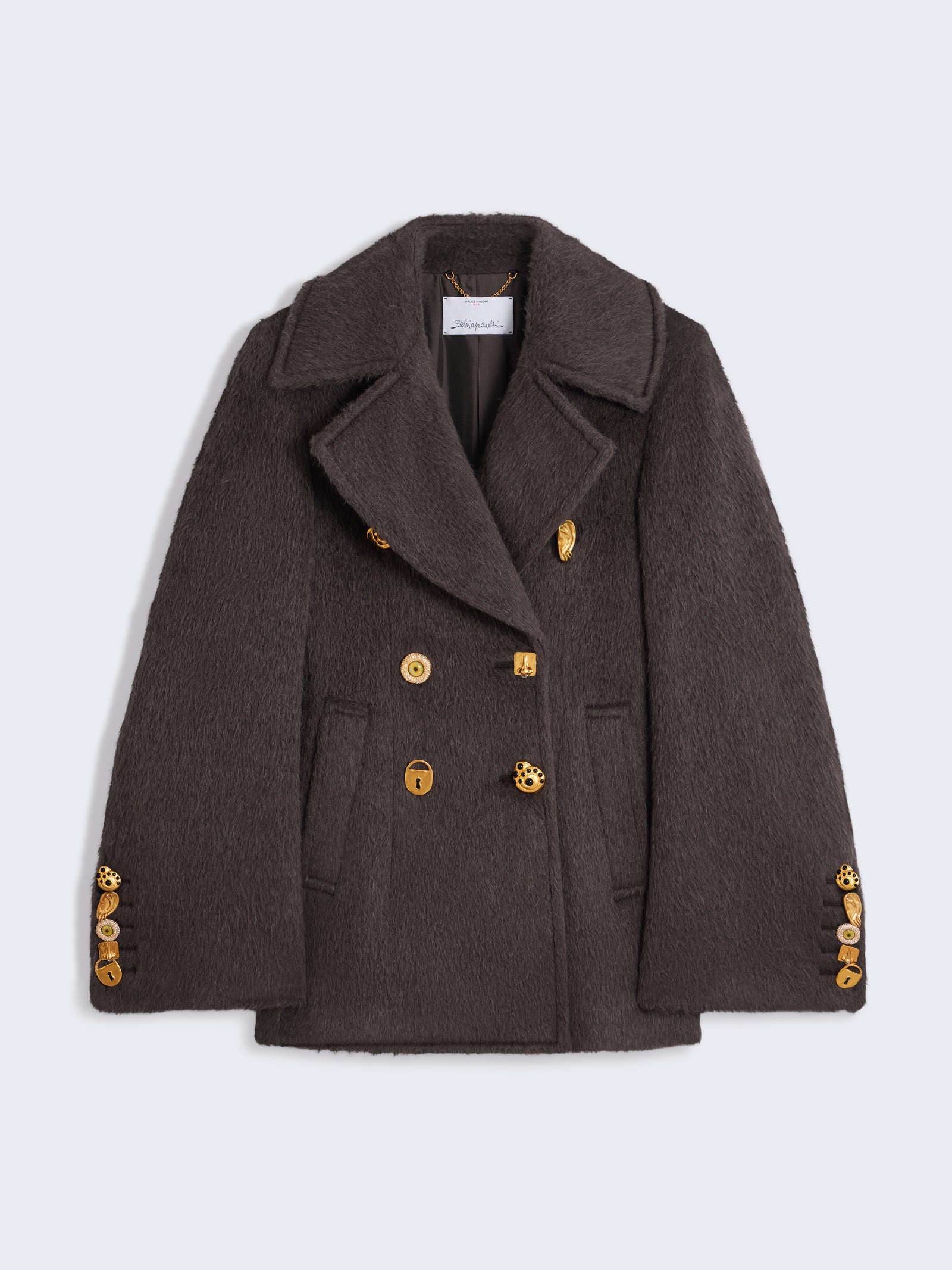 BIJOUX BUTTONS PEACOAT