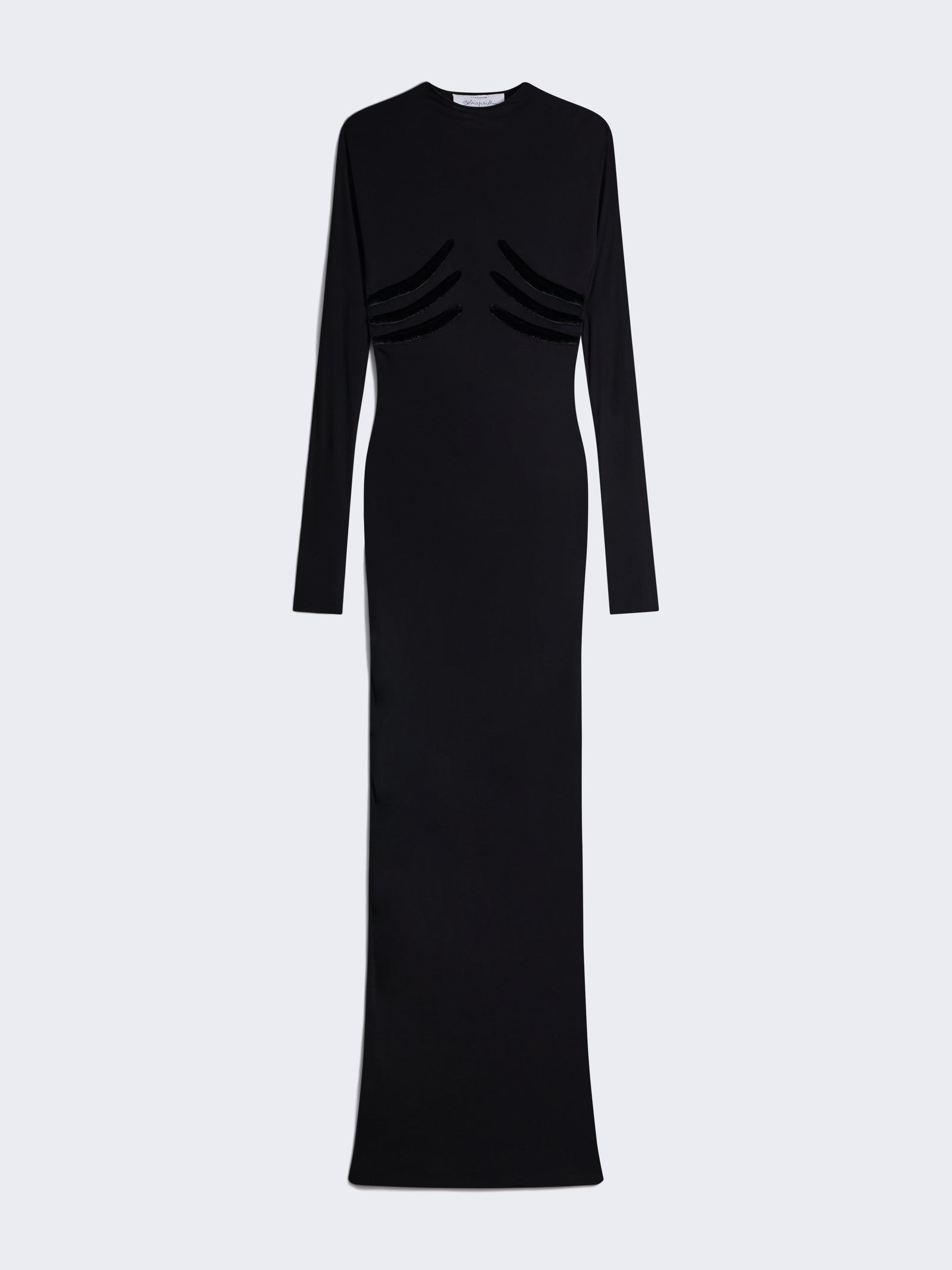 black dress long sleeve Marienne Velvet Sequin Mini - US 6 while a ruched hip brings subtle texture and movement Black Dress Hot Long Sleeve